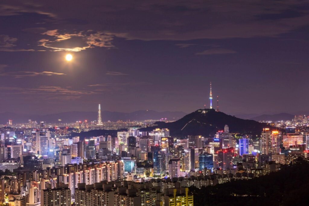 korea seoul city skyline