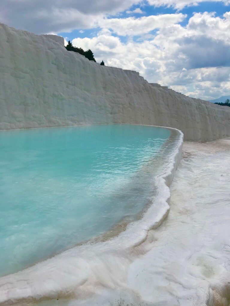 turkiye pamukkale thermal spring