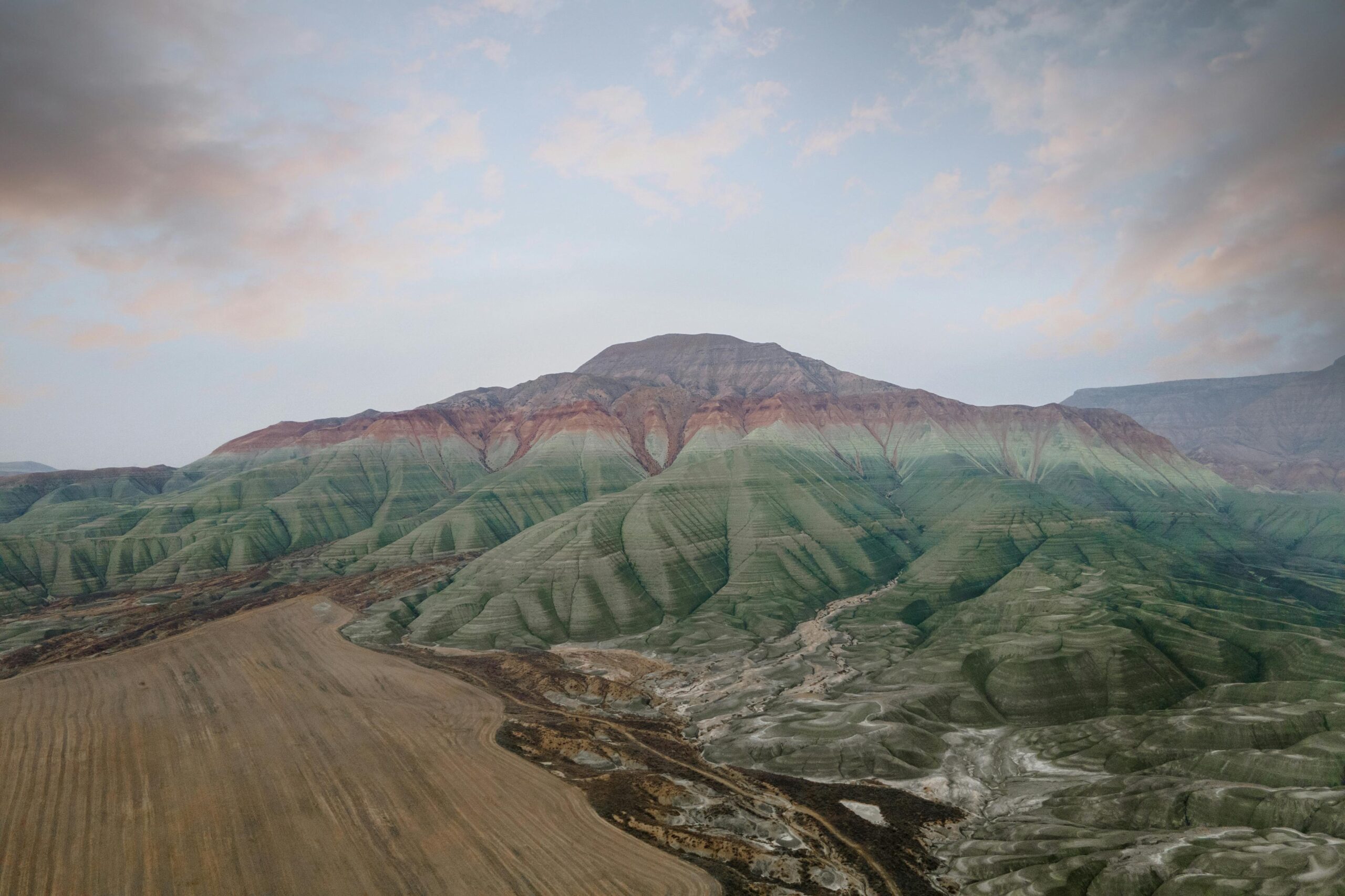 candy cane mountains azerbaijan